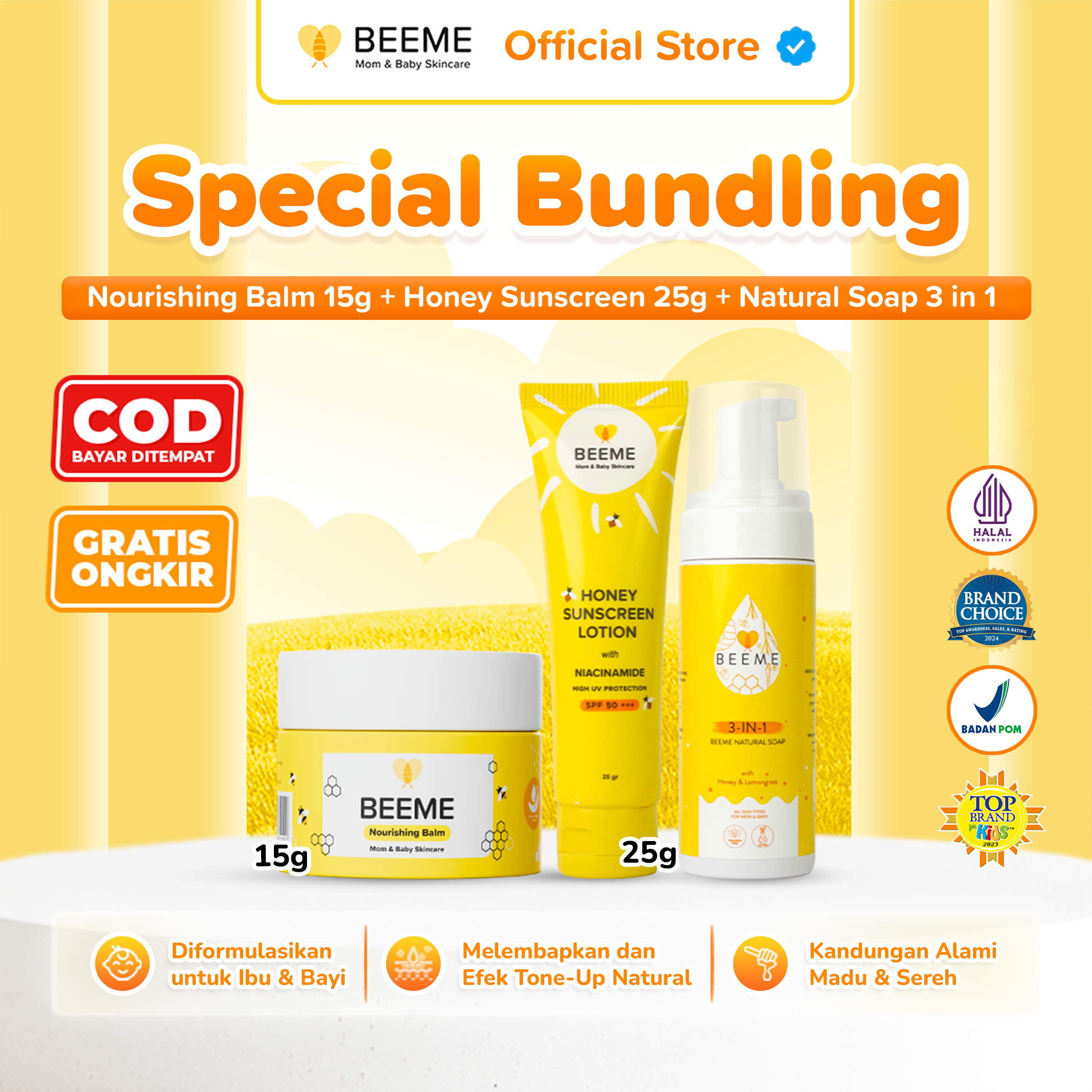 Beeme For Baby Package - Paket Perawatan Untuk Bayi