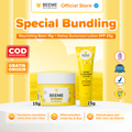 Paket Beeme Nourishing Balm + Honey Sunscreen Lotion SPF 50+++ with Niacinamide 25g | Skincare Mom and Baby