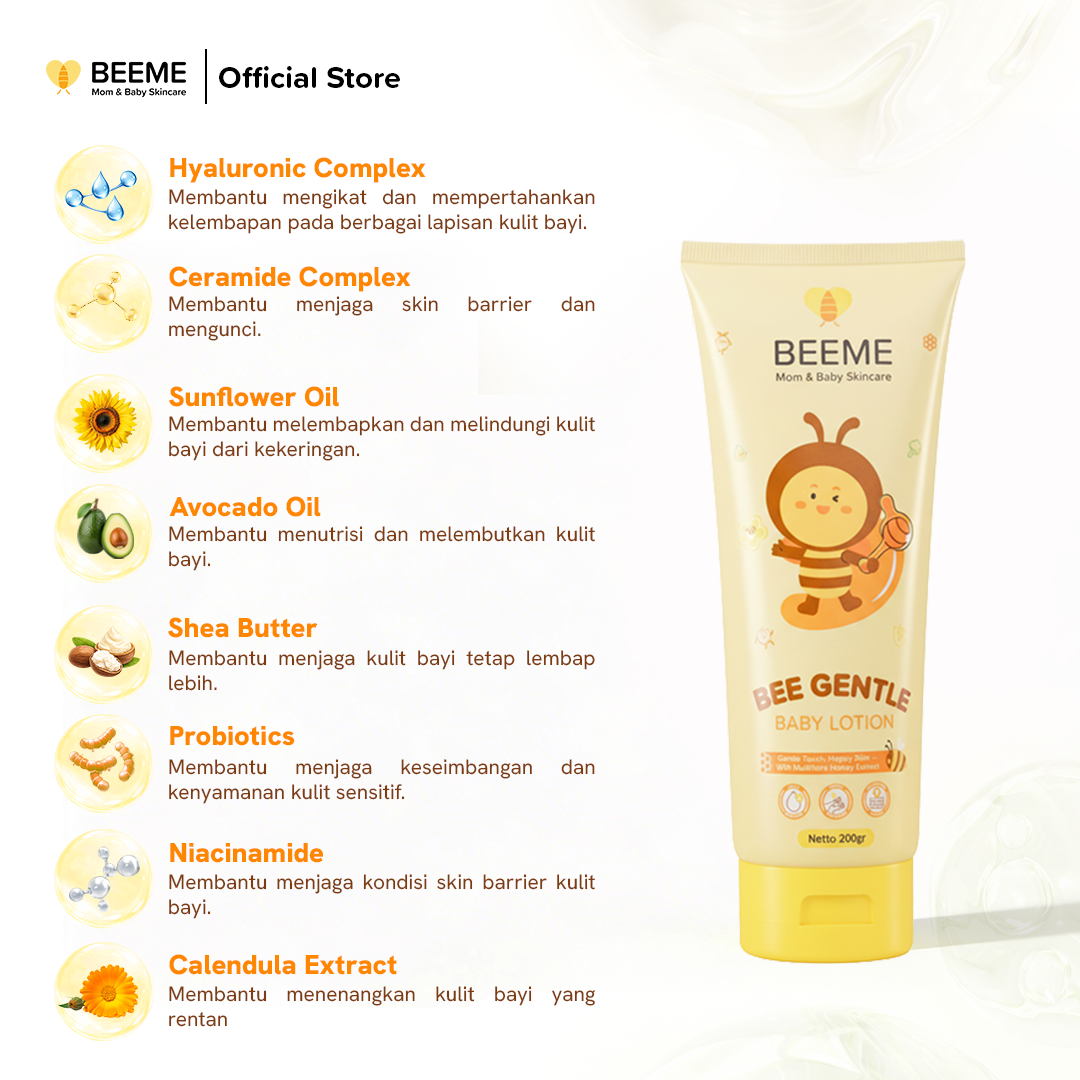 Beeme Bee Gentle Baby Lotion 200ml