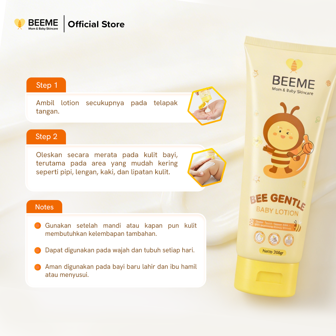 Beeme Bee Gentle Baby Lotion 200ml