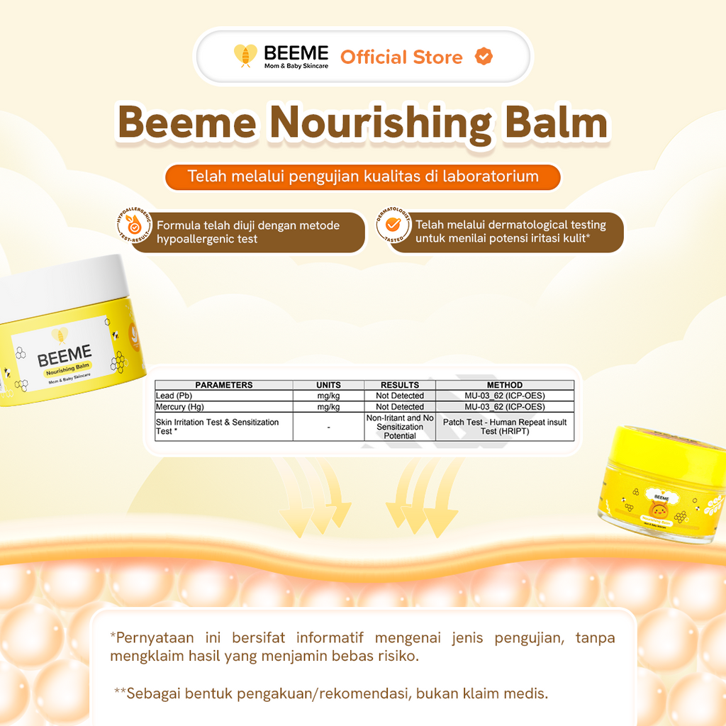 Paket Bundling (2pcs) Beeme Nourishing Balm | SKINCARE IBU DAN ANAK