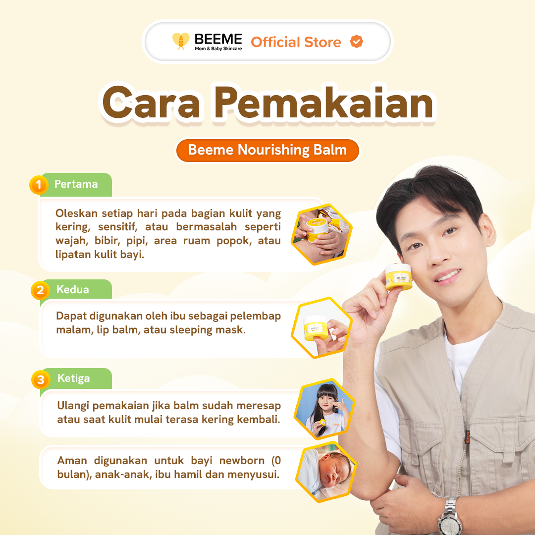 Paket Bundling (2pcs) Beeme Nourishing Balm | SKINCARE IBU DAN ANAK
