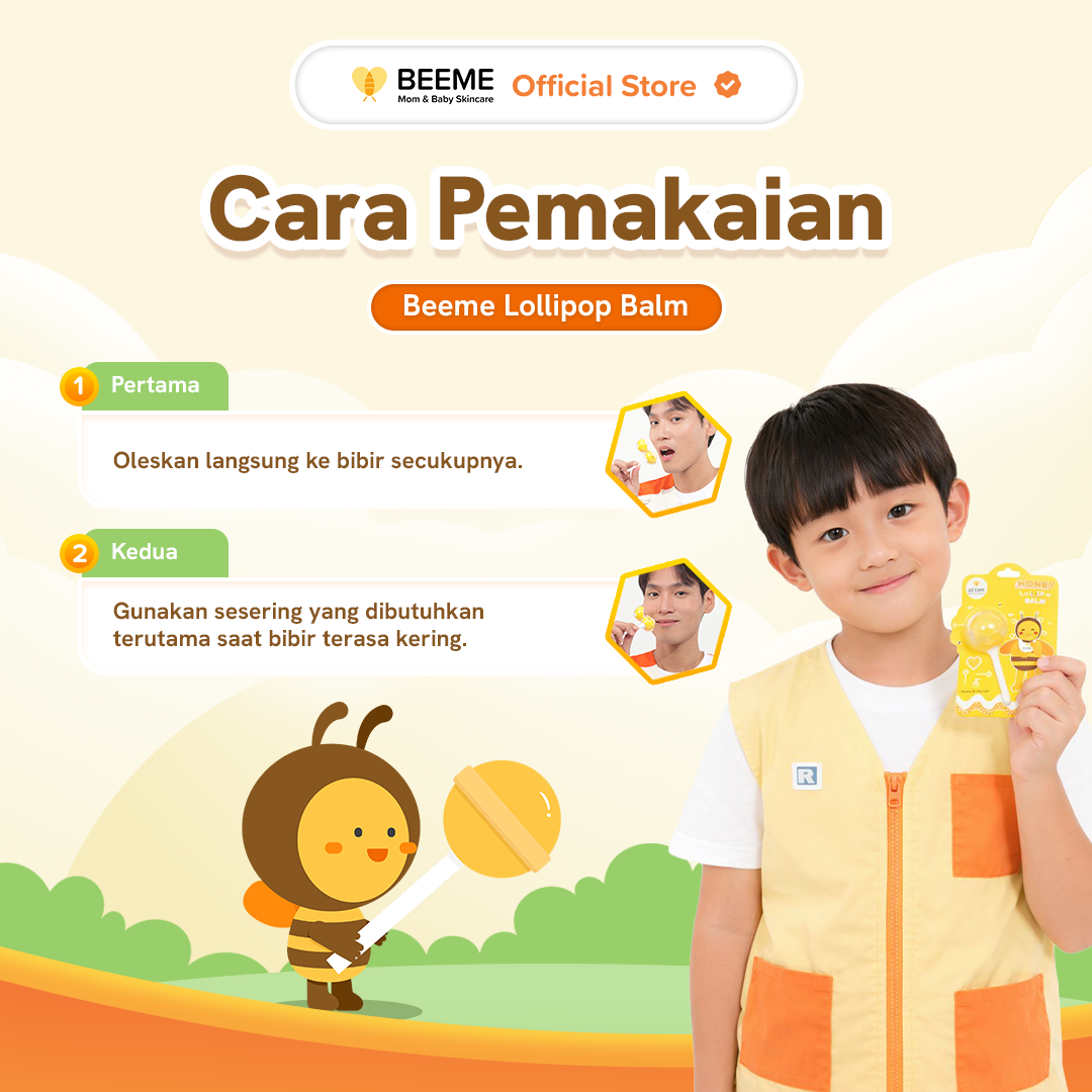 Beeme Honey Lolipop Balm 7g