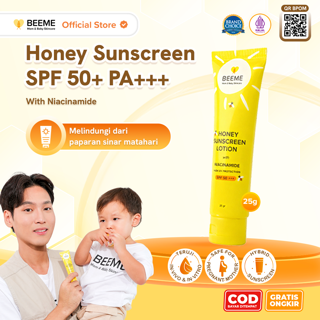 Beeme Honey Sunscreen Lotion SPF 500+++ 25g
