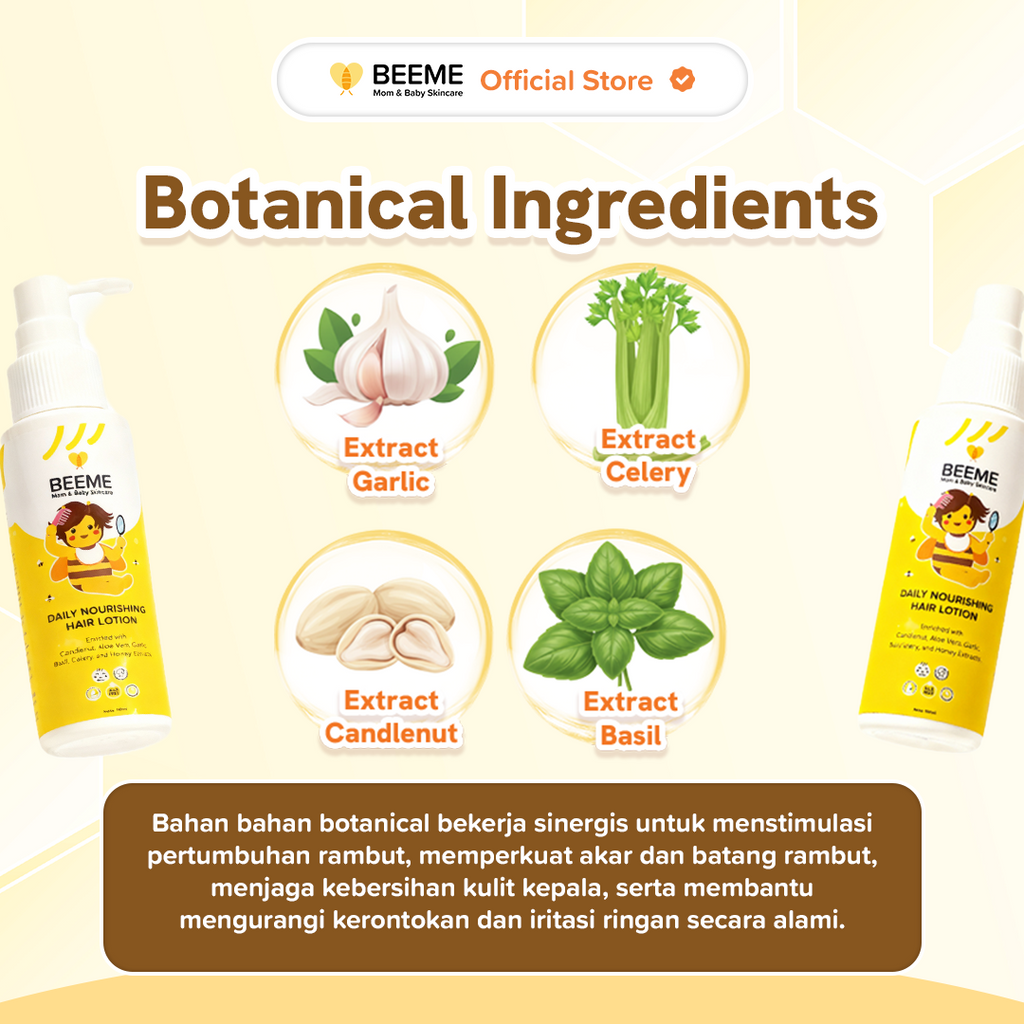 Beeme Special Bundling [Hair Lotion + Balm 15g + Balm 5g]