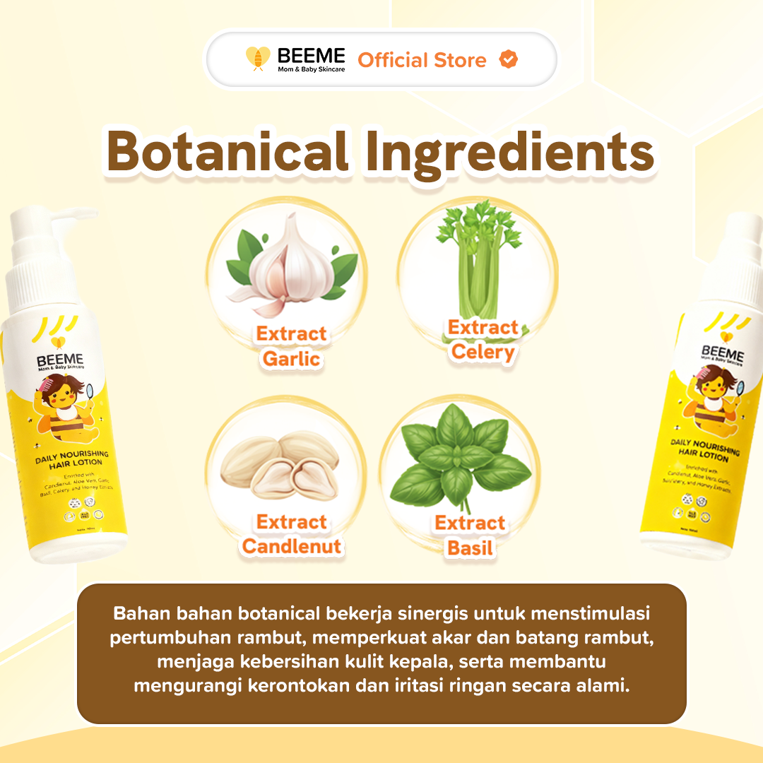 Beeme Special Bundling [Hair Lotion + Balm 15g + Balm 5g]