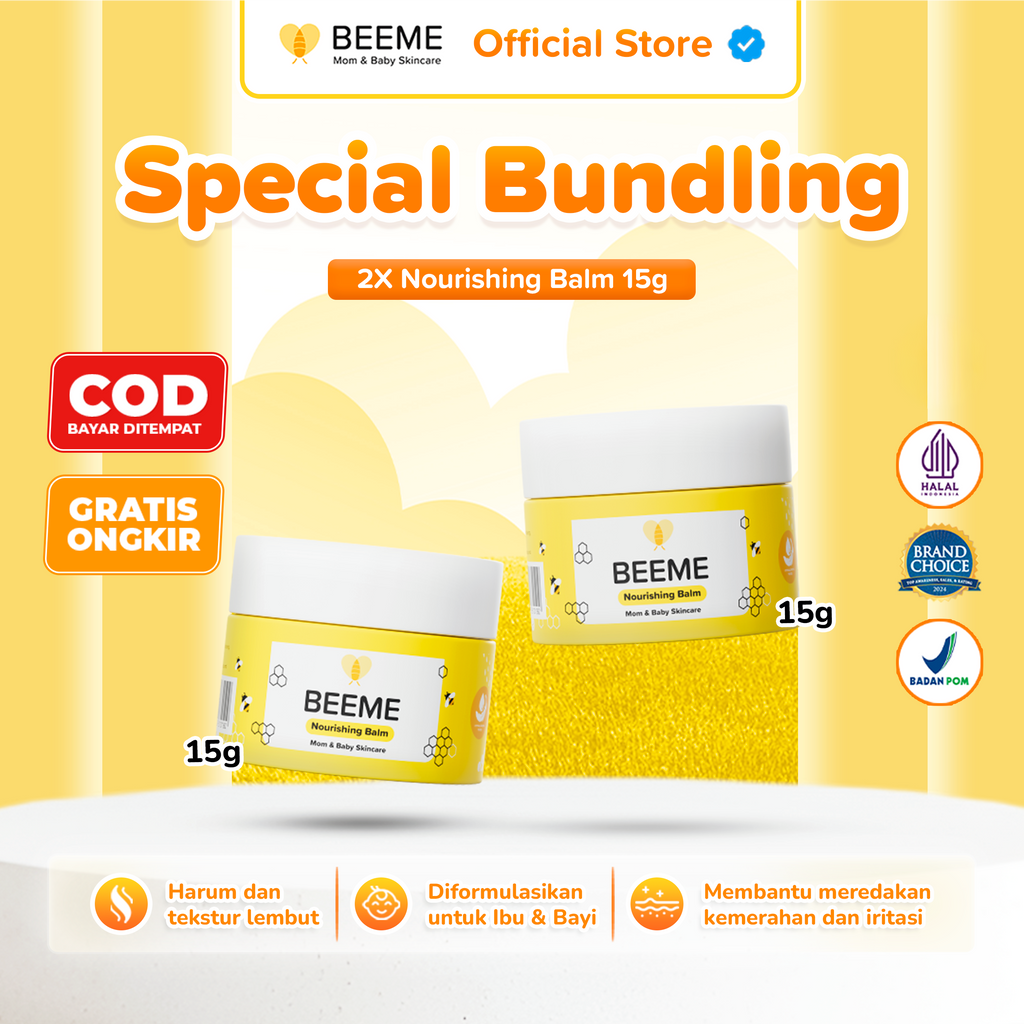 Paket Bundling (2pcs) Beeme Nourishing Balm | SKINCARE IBU DAN ANAK