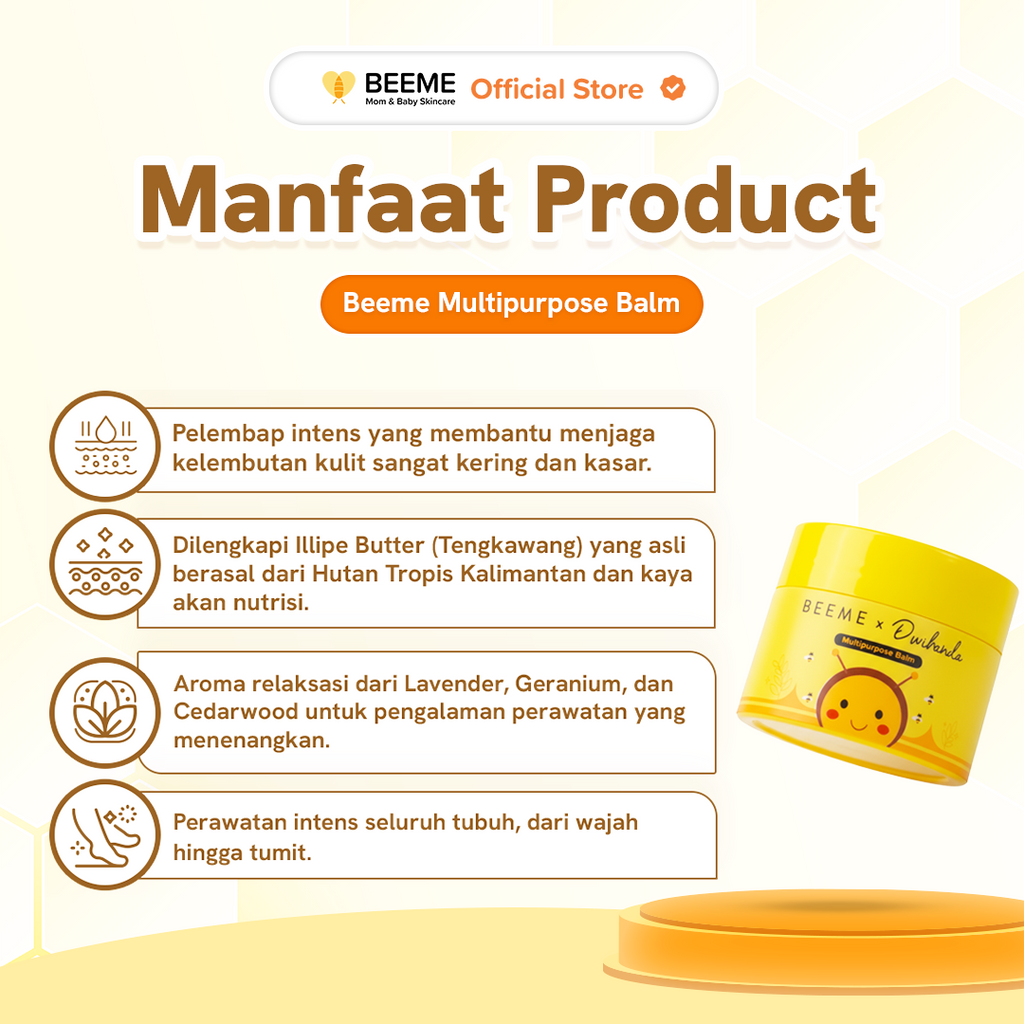 Beeme Multipurpose Balm X Dwihanda 15g