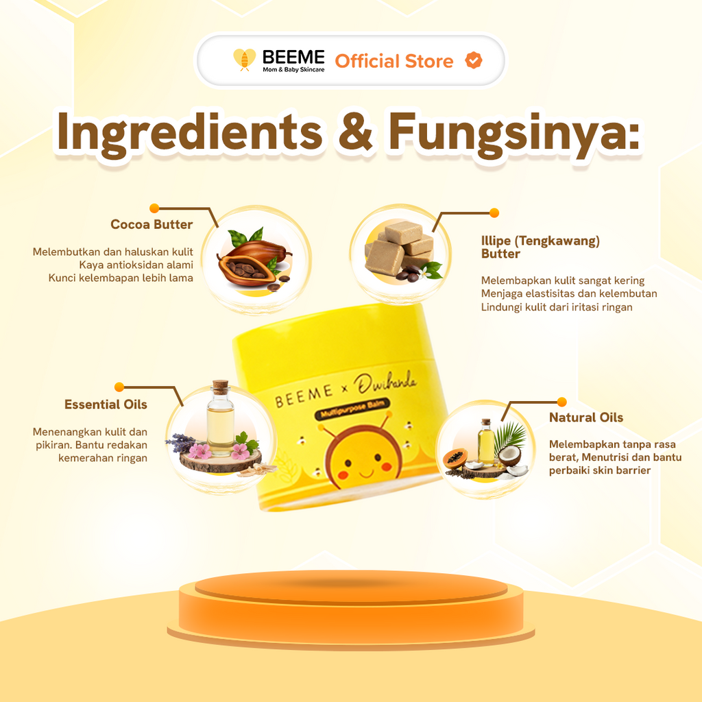 Paket Beeme Multipurpose Balm 15g + Beeme Nourishing Balm 15g