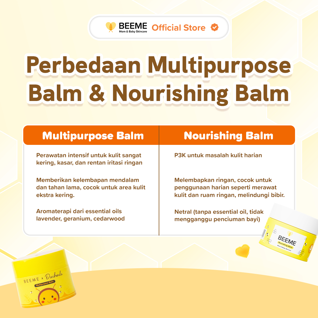 Paket Beeme Multipurpose Balm 15g + Beeme Nourishing Balm 15g