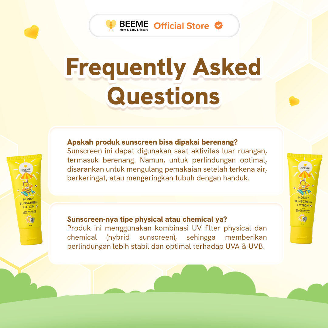 Beeme Honey Sunscreen Lotion SPF 50+++ 50g